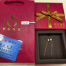 牧笛黃金琺瑯蝴蝶耳釘足金999長(cháng)款流蘇耳線(xiàn)靈動(dòng)24K硬金耳環(huán)禮物養耳棒 足金蝴蝶耳線(xiàn)【送品牌禮盒】【重約1.23g】 曬單實(shí)拍圖