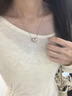 APM Monaco摩斯密碼可調節項鏈銀白色女前衛生日禮物情侶高級感毛衣鏈毛衣鏈 金色項鏈 曬單實(shí)拍圖