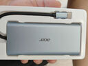 宏碁（acer）Type-C轉HDMI轉換器 USB分線器多功能擴展塢 適用 macbook 4K投屏VGA音頻千兆網口SD轉接頭拓展塢 11合1 【HDMI60Hz擴展塢】 曬單實拍圖