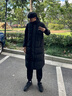 波司登（BOSIDENG）羽絨服男女同款情侶裝長(cháng)款連帽新國標90絨商場(chǎng)同款外套 【店長(cháng)推薦】黑色8056 XL 175/96A 體重約140-160斤 曬單實(shí)拍圖