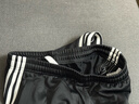 阿迪達斯 （adidas）長(cháng)褲男秋季寬松透氣直筒褲跑步運動(dòng)防風(fēng)休閑褲 黑白 XL 曬單實(shí)拍圖
