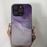 葵也適用iPhone16promax手機(jī)殼紅色玻璃蘋果15網(wǎng)紅女14簡約防摔13全包 鎏金紫云紋親膚手感 iPhone15ProMax 曬單實(shí)拍圖