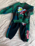 G.duck奧特曼衣服男童春秋裝衛衣套裝2026新款洋氣兒童寶寶春季運動(dòng)童裝 綠色 奧特曼彩拔套裝 120 cm 曬單實(shí)拍圖