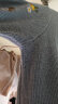拉夏贝尔法式刺绣冰丝V领针织衫短袖T恤女上衣2023新款夏季百搭纯色内搭潮 浅蓝色 80-145斤可穿 晒单实拍图