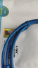 力特（Z-TEK）六類網(wǎng)線 CAT6類千兆網(wǎng)線高速連接線工程家用電腦筆記本路由器監(jiān)控游戲電競八芯雙絞線成品跳線 六類非屏蔽【藍色】 2米 曬單實拍圖