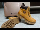 駱駝（CAMEL）【王俊凱同款】馬丁靴加絨鞋秋冬2025新款大黃靴戶(hù)外工裝登山靴 G122W7757TR金黃色（男 絨里款） 44 曬單實(shí)拍圖