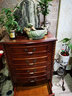 匠萊藝美式實(shí)木斗柜客廳歐式五斗柜復古儲物柜家用收納柜靠墻收納斗櫥 斗柜/B款61*40*95cm 曬單實(shí)拍圖