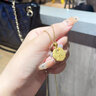 中國黃金（CHINA GOLD）足金生肖龍寶寶鎖吊墜長命平安鎖百福七夕情人節(jié)禮物送女朋友老婆 足金吊墜【贈925鏈】 約2g 曬單實拍圖