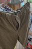 優(yōu)衣庫合作款/男裝女裝燈芯絨工裝褲/休閑褲褲子25秋冬新款479822 36 褐色 M /170/80A 曬單實(shí)拍圖