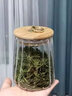 WELLMEET茶葉儲(chǔ)存罐密封罐儲(chǔ)茶罐裝花茶玻璃罐裝糖的罐子密封防潮 花瓣玻璃茶葉罐（錐形） 曬單實(shí)拍圖