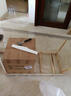 安靠實(shí)木床頭柜橡木二抽床邊柜臥室家具儲物柜二斗柜 原木色 42*40*50cm 曬單實(shí)拍圖