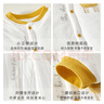 顆粒熊（KELIXIONG）嬰兒衣服秋冬夾棉連體衣秋冬季保暖長袖外出棉服 淺綠色 (180克) 90cm (適合12-24月) 曬單實拍圖