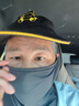 Charm Kendo防曬面罩男遮全臉圍脖臉基尼女口罩面紗護(hù)頸男冰絲遮陽帽子男 深灰面罩+黑色帽子【時(shí)尚百搭】 曬單實(shí)拍圖