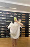S·J·V·K2025新款字母短袖t恤女夏季寬松oversize學(xué)院風(fēng)情侶休閑百搭上衣 白色 M 曬單實(shí)拍圖