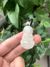 晶湖和田玉觀(guān)音吊墜男天然玉石觀(guān)音菩薩玉墜項鏈七夕情人節禮物送老公 【約36_22mm】觀(guān)音吊墜_ 曬單實(shí)拍圖