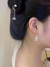 KRISTEN JUDIs925銀平安鎖耳鉤女小眾復(fù)古耳飾民族風(fēng)耳環(huán)新中式耳釘送女友老婆 如意鎖耳墜送媽媽閨蜜生日禮物 情人節(jié)母親節(jié)禮物銀飾品 曬單實(shí)拍圖