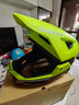 GREENROAD綠道頭盔越野自行車(chē)騎行頭盔男女輕蜂山地車(chē)速降全盔可拆卸安全頭盔X6 熒光黃+雙肩布袋+內襯送風(fēng)鏡 M碼（54-58CM）帽檐下巴可拆卸 曬單實(shí)拍圖