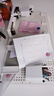 探月桌面洞洞板置物架免打孔立式學(xué)生書桌電腦桌上收納整理架子展示架 【10件套】桌面夾式（長80高40） 曬單實(shí)拍圖