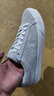 極路客長(cháng)絨麂皮白色小清新男女板鞋減震運動(dòng)跑步鞋專(zhuān)業(yè)耐磨滑板鞋 乳白色 42 曬單實(shí)拍圖
