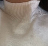 百圖betu女裝秋季新款毛衣羊毛半高領(lǐng)百搭女長(cháng)袖毛衣2309D04 米白 L 曬單實(shí)拍圖
