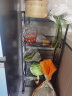 溢彩年华 厨房置物架小推车落地多层蔬菜架家用菜篮子收纳架储物架1061BK 实拍图