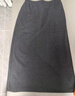 三彩三彩2024冬季新款半身裙高腰彈力直筒裙開(kāi)叉長(cháng)裙簡(jiǎn)約氣質(zhì)女 曬單實(shí)拍圖