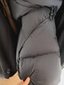 森馬（Semir）輕松羽絨|羽絨服男三防外套情侶冬裝2025新款連帽上衣抗靜電 黑色（灰鴨絨）90001 L 曬單實(shí)拍圖