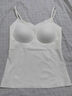 古今無(wú)痕內衣女帶胸墊一體式吊帶背心可內搭外穿修身顯瘦打底上衣 膚色/舒適穿搭 免穿文胸 L 建議體重110-130斤 曬單實(shí)拍圖