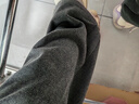 Olrain歐芮兒2025新款女裝秋季磨毛通勤直筒西褲高腰垂感通勤休閑褲 灰色 S 155/64A/S 曬單實(shí)拍圖