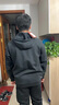 李寧（LI-NING） 衛(wèi)衣男春秋季潮流休閑情侶套頭連帽薄絨針織冬裝運(yùn)動(dòng)加厚外套 標(biāo)準(zhǔn)黑-彩標(biāo)【薄絨款】 L 曬單實(shí)拍圖
