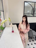 衣典零一（LEDIALYI）長袖連衣裙女春秋季2024新款溫柔穿搭疊穿鏤空罩衫長裙子兩件套裝 粉色 S （建議96-105斤） 曬單實拍圖