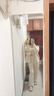 俞兆林休閑套裝女2024年秋季新款三件套氣質(zhì)百搭休閑褲針織開(kāi)衫顯瘦女裝 杏色三件套 L 建議105-120 曬單實(shí)拍圖
