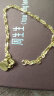 周生生黄金足金侧身水波纹手链 09240B 计价 17厘米 3.45克 实拍图