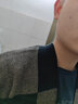 羅蒙（ROMON）春秋季薄款格子針織衫外套男裝休閑上衣男士潮流帥氣修身開衫毛衣 卡其8912格子蜜蜂 XL 曬單實拍圖