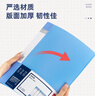 得力（deli）6只A4/40頁(yè)資料冊中小學(xué)生考試文件收納冊活頁(yè)插袋文件夾檔案資料文件保護 辦公用品27153 曬單實(shí)拍圖