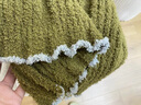 朵朵·可可秋冬季新款保暖半邊絨吊帶長(cháng)裙女外套家居服兩件套裝 苔蘚綠 M (160) 曬單實(shí)拍圖