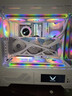 瓦爾基里（VALKYRIE）VK03 WHITE 白色 ATX 游戲電腦臺式機箱 支持360水冷 6.2吋觸摸屏 270°海景房 曬單實拍圖