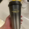 星巴克（Starbucks）流金款推蓋不銹鋼桌面杯430ml保溫保冷水杯生日禮物 曬單實(shí)拍圖