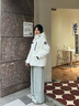 波司登（BOSIDENG）25新款羽絨服女短款鵝絨90絨極寒連帽立領(lǐng)時(shí)尚保暖外套B250242402 極晝白8A51 M 165/88A 體重約110-120斤 曬單實(shí)拍圖