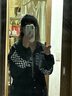 LPOX美式高街重工刺繡機車服外套女春秋寬松嘻哈歐美棒球服情侶夾克 黑色  有里布 高品質(zhì) M 收藏加購優(yōu)先發(fā)貨 曬單實拍圖
