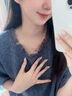 MITHAOL【孫一寧同款】白貝母羅盤雙鉆項鏈女 輕奢小眾八芒星鎖骨鏈女款 白金色項鏈專柜禮盒裝 【送禮更顯愛意】 曬單實拍圖