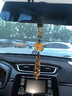 汽車(chē)掛件貔貅高檔虎眼石平安符車(chē)內飾品掛飾車(chē)后視鏡吊墜檔位玉石 財富貔貅虎眼石串珠 曬單實(shí)拍圖