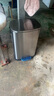 科力邦（Kelibang）50L不銹鋼垃圾桶 腳踏方桶大號(hào)帶蓋分類垃圾桶商場(chǎng)酒店戶外環(huán)?？苫厥绽? KB1081 曬單實(shí)拍圖