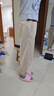 蕉內（Bananain）非常褲女士衛褲收腳休閑加絨高腰顯瘦25秋冬新款運動(dòng)褲子 【加絨】杏卡其 M 曬單實(shí)拍圖