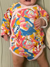 長(zhǎng)命富貴新生嬰兒衣服滿月百天宴服裝寶寶秋季長(zhǎng)袖包屁衣中國(guó)風(fēng)寶寶衣服 龍臨福至 80 曬單實(shí)拍圖