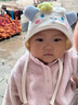 戴維貝拉（DAVE＆BELLA）兒童長(cháng)袖上衣加絨男童衛衣女寶寶套頭衫秋冬新款小童衣服童裝 紫粉色【現貨】 90 cm（建議身高80-90cm） 曬單實(shí)拍圖