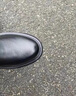 啄木鳥(niǎo)皮鞋男牛皮青年英倫風(fēng)休閑大頭皮鞋加絨時(shí)尚結婚新郎鞋子 四季黑色 39 曬單實(shí)拍圖