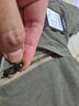季言重磅褲子男春秋休閑褲水洗純棉多口袋工裝褲男寬松長(cháng)褲男阿美咔嘰 灰綠色 L 曬單實(shí)拍圖