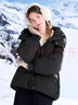百圖betu女裝冬季新款羽絨服連帽大口袋白鴨絨羽絨外套女2410T23 黑色 S 曬單實拍圖