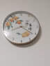 BBA挂钟新中式心想事橙客厅12英寸书房卧室餐厅家用创意钟表时钟  实拍图